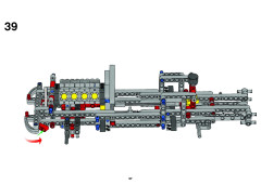 LEGO 8258 instructions page 17 – build guide